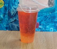  Бабл-ти (лимонад) Дыня с гранатовыми джус-боллами