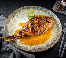 Дорадо на гриле