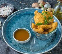 Наггетсы из фермерского цыплёнка в кокосовой стружке