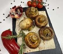 Грибы на мангале