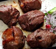 Шашлык из мякоти говядины