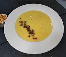 Куриный сырный суп