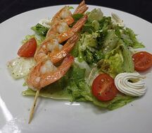 Атлантик с тигровыми креветками