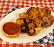 Мини-сет из картофеля и грибов