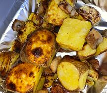 Картофель с салом