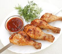 Шашлык из куриной голени