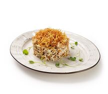 Салат с копченой курицей