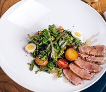Салат с тунцом и стручковой фасолью