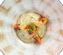 Ризотто с лангустинами