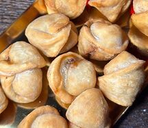 Пельмени жареные