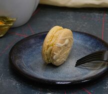 Миндальное пирожное лимон-белый шоколад