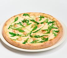 С креветками и рукколой