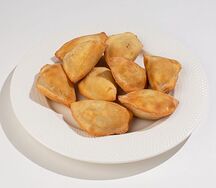 Пельмени жареные