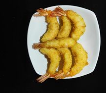 Креветки в кляре