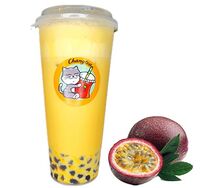 Bubble tea со вкусом маракуйи 