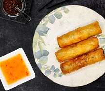 Блинчики с курицей 