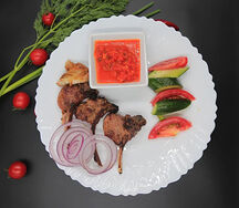Шашлык из бараньей корейки