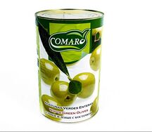 Оливки Комаро c косточкой (0,345 кг/0,410 кг/370 мл) ж/б
