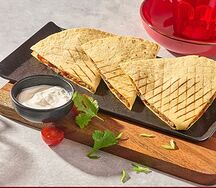 Кесадилья с беконом