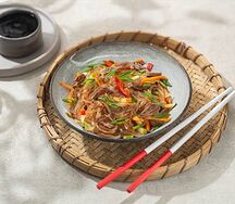 Фунчоза с говядиной