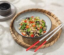 Рис Тепаньяки с овощами