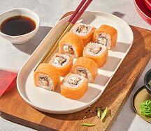 Ролл Сяке унаги