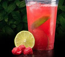 Лимонад малиновый