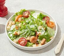 Салат Цезарь с креветками