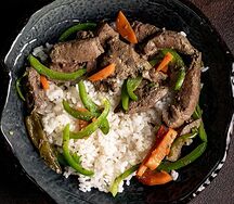 Куриная печень по-японски