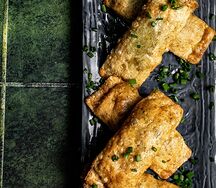 Дамплинги фри с морепродуктами