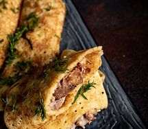 Блинчики с мясом