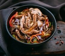 Чапче со свининой Основной