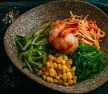 Поке с креветкой с соусом Унаги Основной