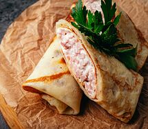 Блин ветчина сыр