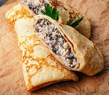 Блин Грибной жюльен