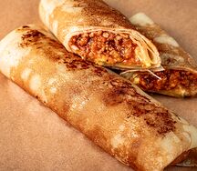 Блин с мясной начинкой