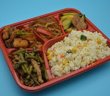 Комбо с рисом и овощами