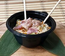 Чахан с мясом