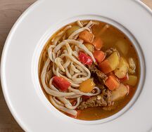 Лагман с говядиной