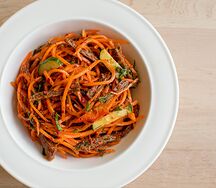 Морковь с мясом