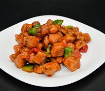 №560 Кета в кисло-сладком соусе