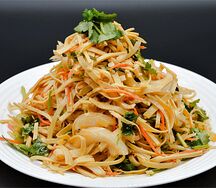 №404 Салат Тофу с овощами