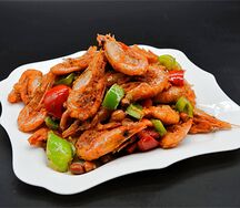 №555 Жареные креветки фри