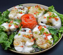 №561 Треска на пару под фирменным соусом