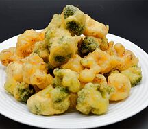 №478 Брокколи и цветная капуста в кляре