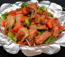 №526 Свиные ребра на чугуне