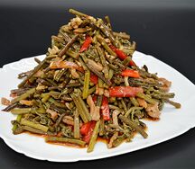 №416 Салат Папоротник со свининой