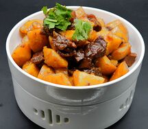 №541 Тушеный картофель с говядиной