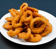 №548 Кольца кальмара в сухарях