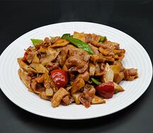 №483 Бекон с грибами в фирменном соусе